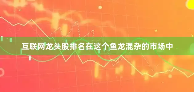 互联网龙头股排名在这个鱼龙混杂的市场中